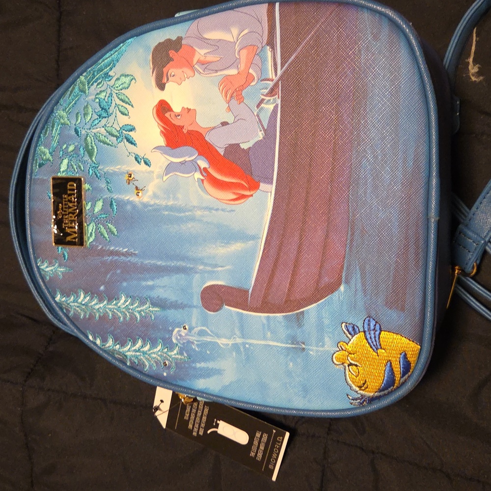 Disney The Little Mermaid Kiss The Girl Light Up Mini Backpack